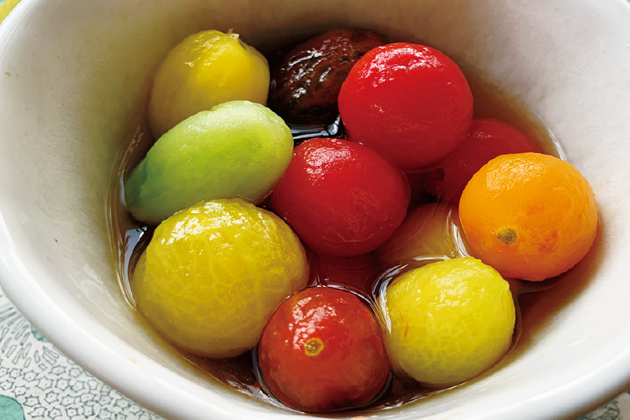 ミニトマトのおひたし