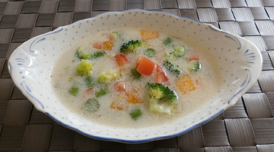 野菜豆乳ポタージュ